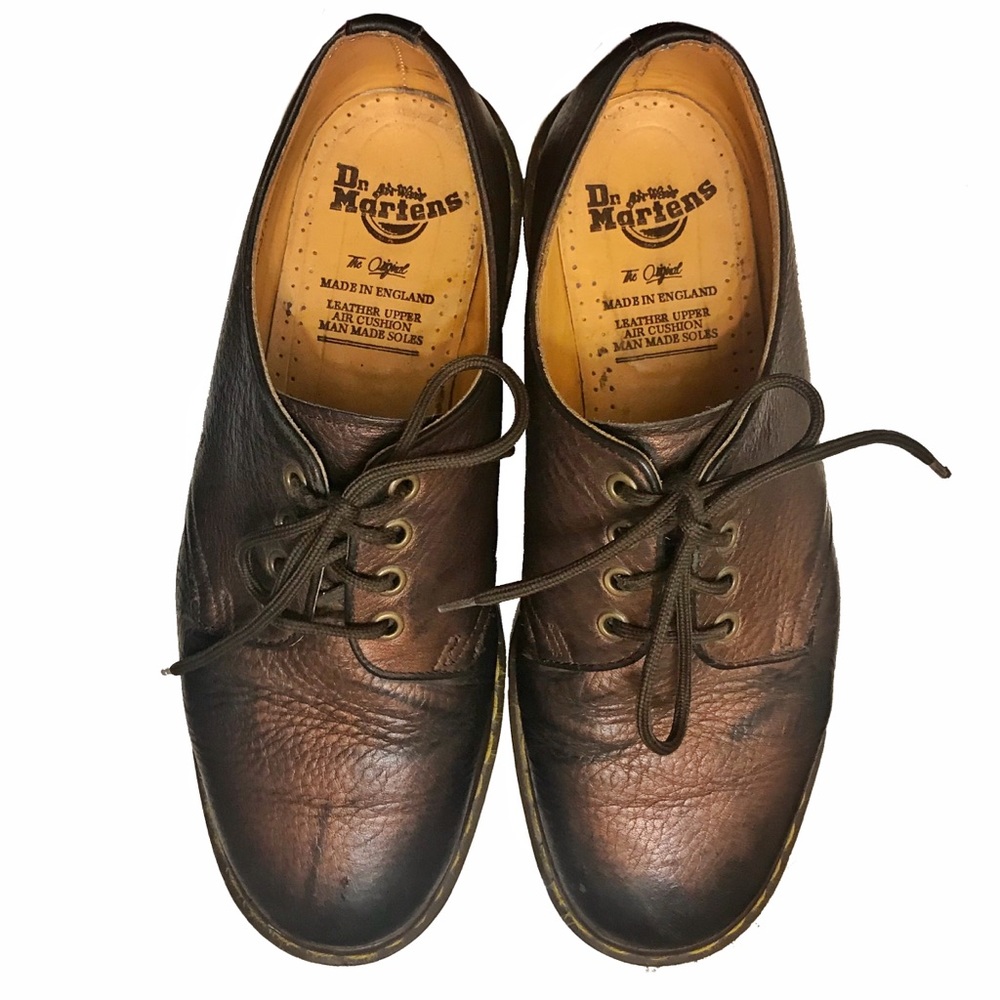 Vintage Made in England Dr. Martens Rubbed Bronze